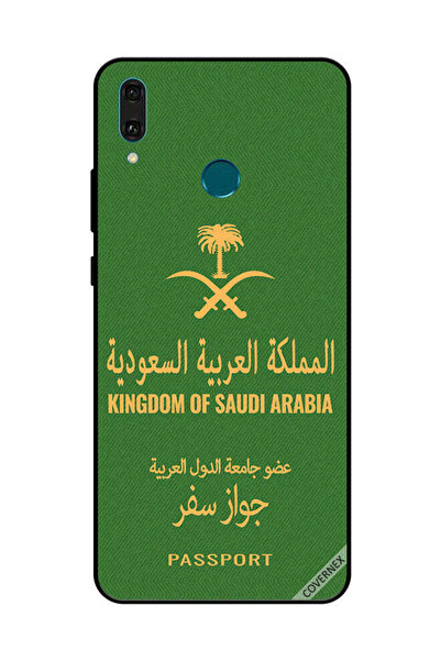 Covernex غطاء حماية لهاتف هواوي Y9 2019 جواز سفر المملكة العربية السعودية