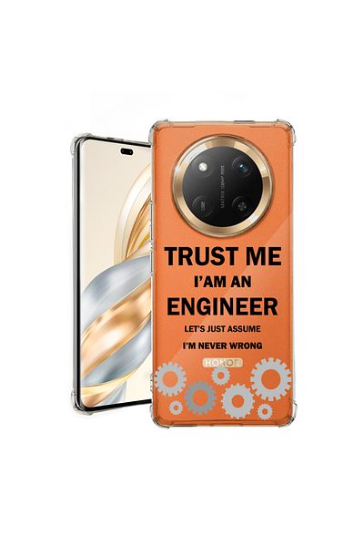 bestcase ® Anti Shock Case for Honor Magic7 Lite, Trust me I'm an engineer, 1926355 AS 1841