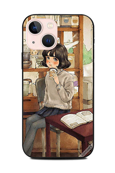 Covernex غطاء حماية لهاتف Apple iPhone 13 Mini برسومات فتاة لطيفة