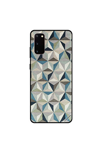 Covernex غطاء حماية لهاتف سامسونج جالكسي S20 بنقشة الماس الأزرق