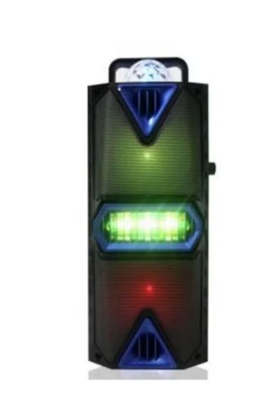 DLC Rechargeable Bluetooth Speaker & DJ Light Combo with Microphone