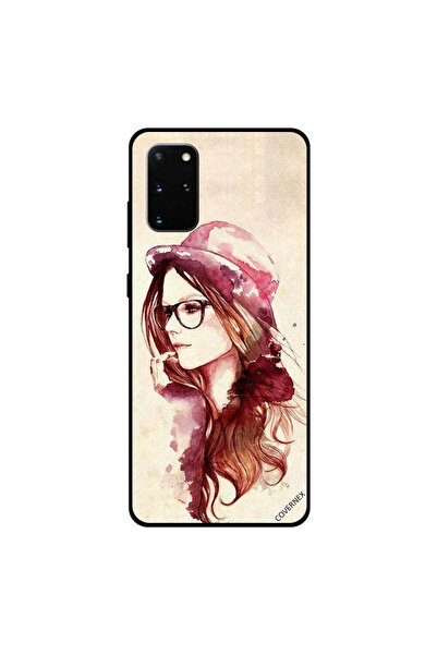 Covernex غطاء حماية لهاتف سامسونج جالكسي S20 بلس بتصميم فتاة لطيفة ترتدي قبعة...