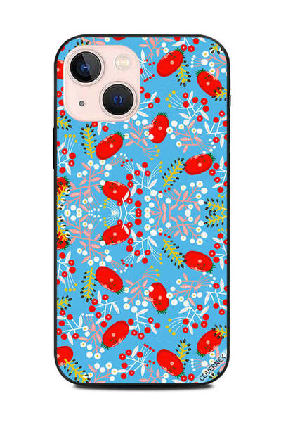 Covernex غطاء حماية لهاتف Apple iPhone 13 Mini Tomato Love