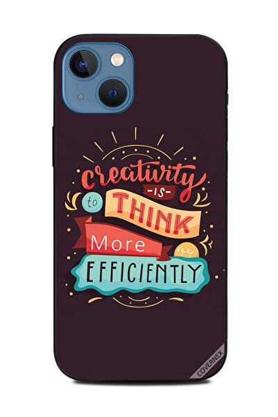 Covernex غطاء حماية لهاتف Apple iPhone 13 الإبداع هو التفكير