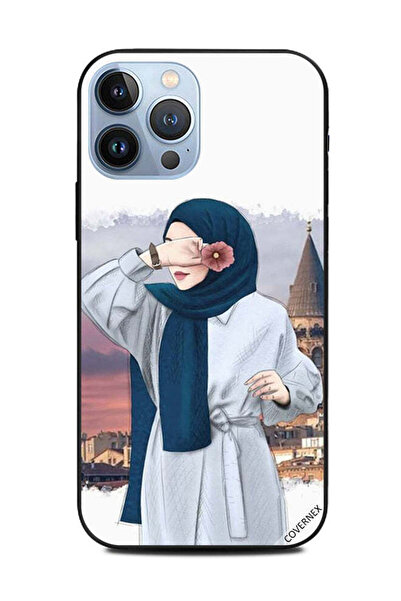 Covernex غطاء حماية لهاتف Apple iPhone 13 Pro Max يحمل زهرة في يده بينما يخفي...