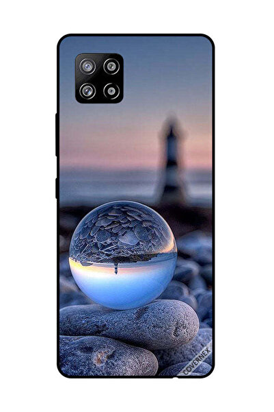 Covernex غطاء حماية لهاتف سامسونج جالاكسي A42، تصوير رائع للطبيعة في زجاج دائري