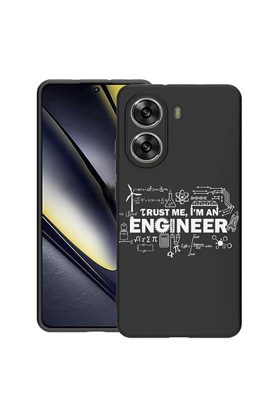 bestcase ® Husa Slim Silicon pentru Poco X7 Pro, Trust Me I'm Engineer, 1992025 B 1859