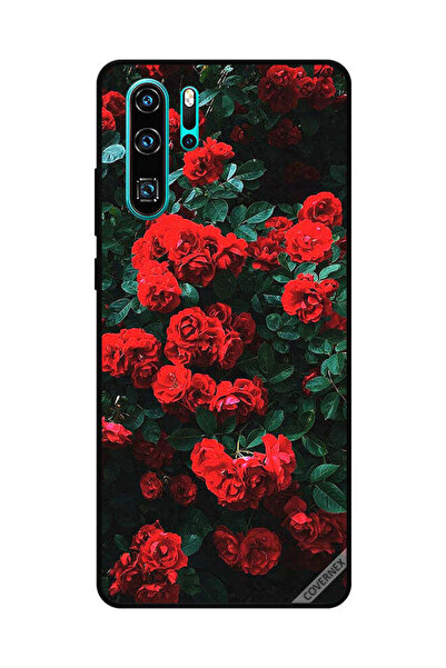 Covernex غطاء حماية لهاتف هواوي بي 30 برو - حديقة الورود الحمراء