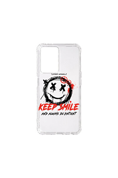 bestcase ® Husă antișoc pentru Motorola Moto G53, Keep Smile, 1673038 AS 1870
