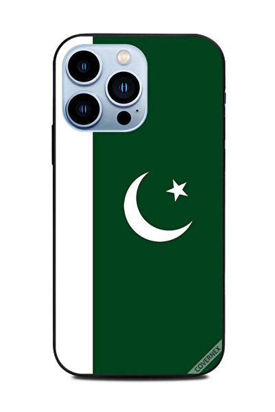 Covernex غطاء حماية لهاتف Apple iPhone 13 Pro علم باكستان أفقي
