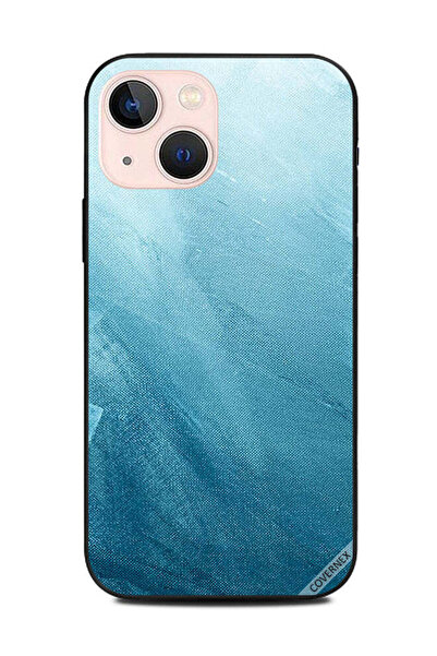 Covernex غطاء حماية لهاتف Apple iPhone 13 Mini بنقشة جينز بلون البحر