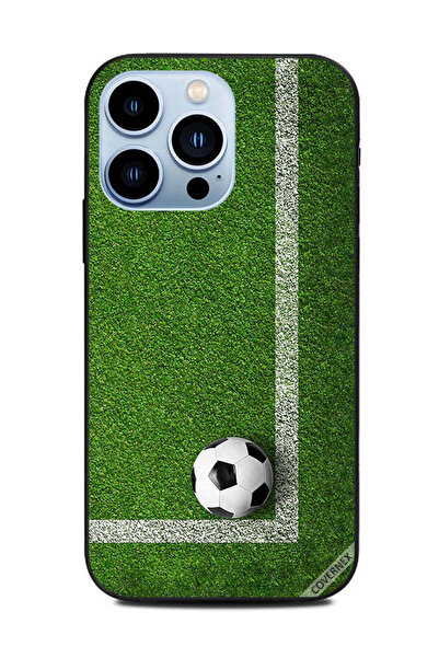 Covernex غطاء حماية لهاتف Apple iPhone 13 Pro على شكل كرة قدم في الزاوية