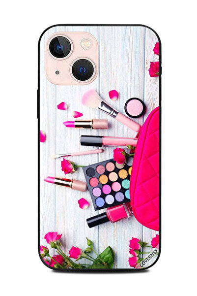 Covernex غطاء حماية لجهاز Apple iPhone 13 Mini باللون الوردي أدوات مكياج