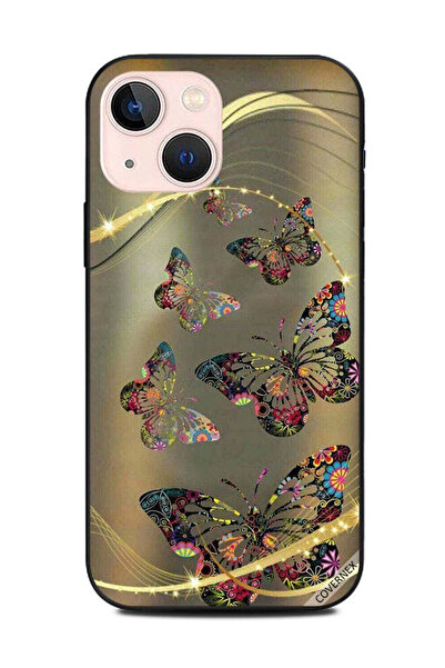 Covernex غطاء حماية لهاتف Apple iPhone 13 Mini بإضاءة فراشات ملونة