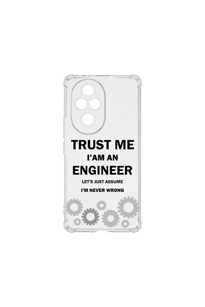 bestcase ® Anti Shock Case for Honor 200, Trust me I'm an engineer, 1828626 AS 1841