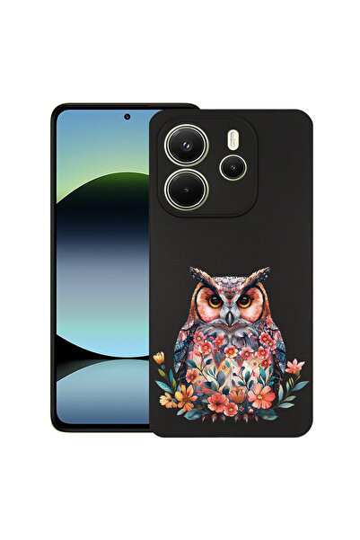 bestcase ® Husă Slim Silicon pentru Xiaomi Redmi Note 14 4G, OWL, 1926342 B 1879