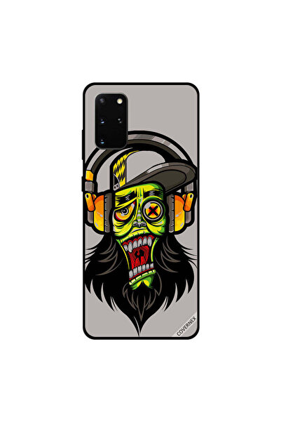 Covernex غطاء حماية لهاتف سامسونج جالكسي S20 بلس بطباعة رجل ملتح يستمع إلى ال...