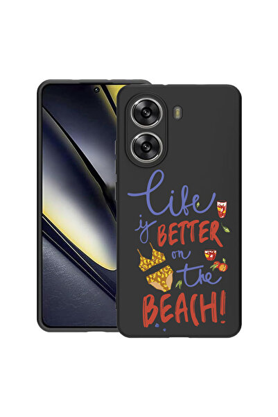 bestcase ® Husa Slim Silicon pentru Poco X7 Pro, Beach, 1992025 B 1874