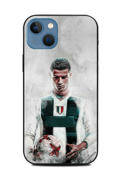 Covernex غطاء حماية لهاتف Apple iPhone 13 رونالدو يحمل كرة القدم بين يديه