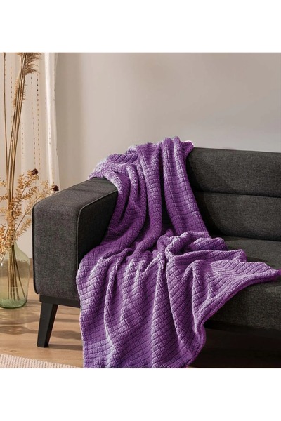 Marilyn Wellsoft Extra (Ekstra) Yumuşak Tek Kişilik Puff Battaniye - (Makined...