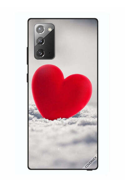 Covernex غطاء حماية لهاتف سامسونج جالكسي نوت 20 بتصميم قلب أحمر جميل