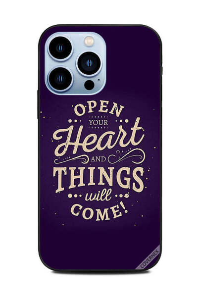 Covernex غطاء حماية لجهاز Apple iPhone 13 Pro افتح قلبك
