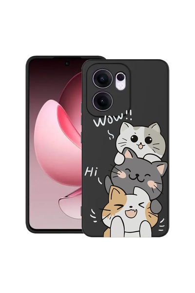 bestcase ® Husa Slim Silicon pentru OPPO Reno13 F / Reno13 FS, Cat Wow, 20228...