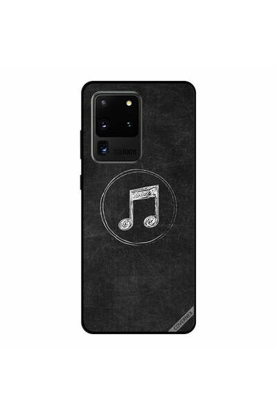 Covernex غطاء حماية سامسونج جالكسي S20 ألترا أيقونة موسيقية بالأبيض والأسود