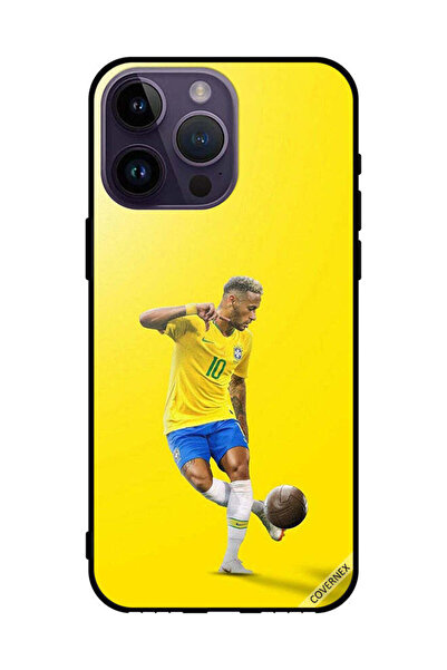 Covernex غطاء حماية لهاتف أبل آيفون 14 برو ماكس نيمار مع كرة القدم