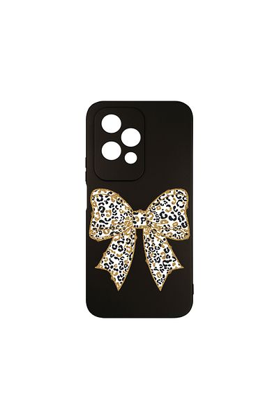 bestcase ® Husa Slim Silicon pentru Honor 200 Lite 5G, Leopard Bow, 1805821 B 1873