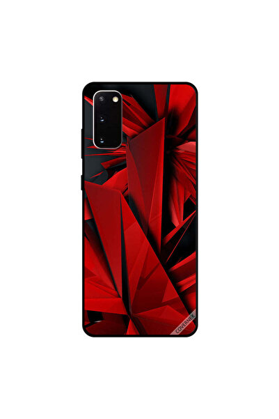 Covernex غطاء حماية لهاتف سامسونج جالكسي S20 بنقشة زجاج مكسور تجريدية