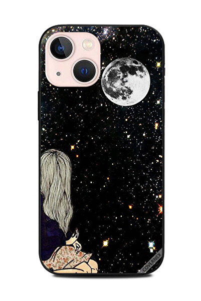 Covernex غطاء حماية لهاتف Apple iPhone 13 Mini مع منظر القمر