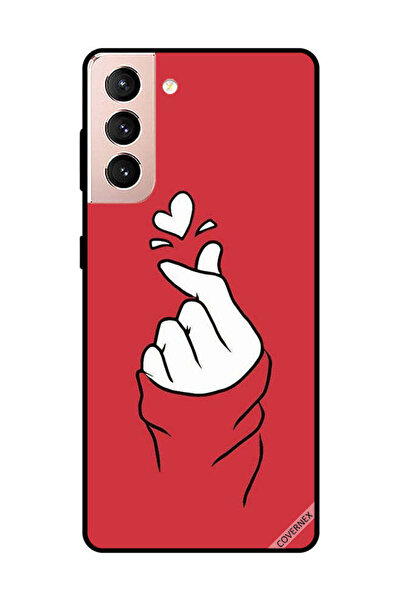 Covernex غطاء حماية لهاتف سامسونج جالاكسي S21 بلس سناب لوف أحمر