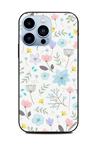 Covernex غطاء حماية لهاتف Apple iPhone 13 Pro بنقشة زهور مختلفة