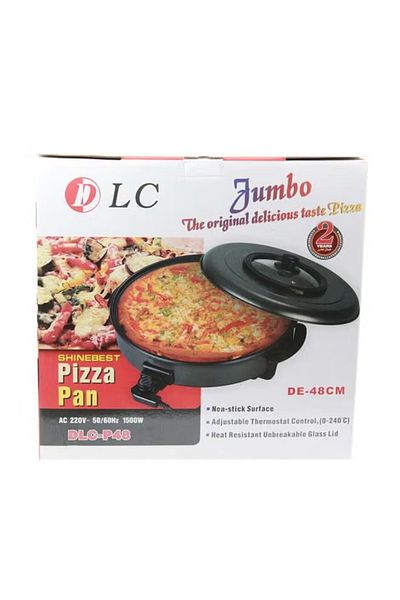 DLC Shinebest DLC-P48 Pizza Pan 1500 W – Black Electric Pizza Maker