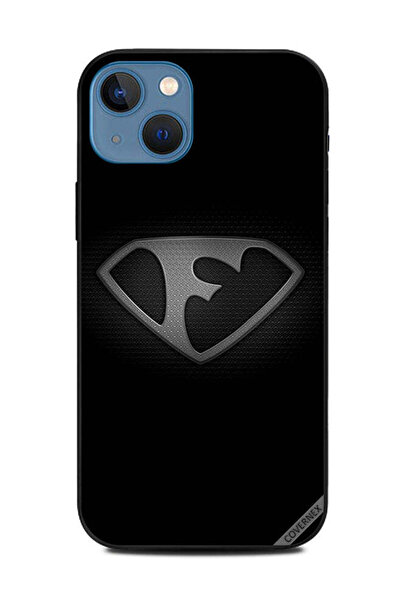 Covernex غطاء حماية لهاتف Apple iPhone 13 أبجدي أبيض وأسود F