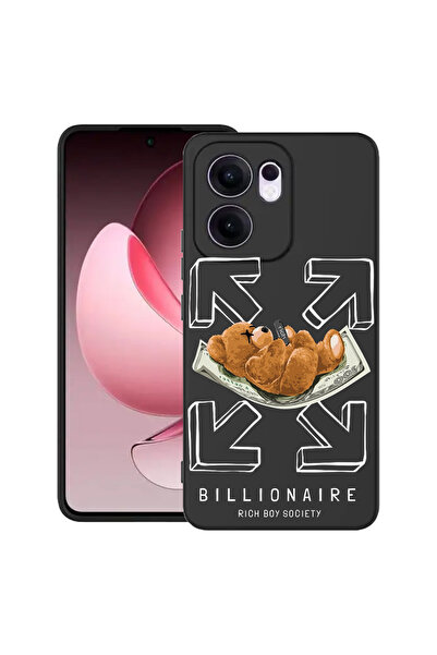 bestcase ® Husa Slim Silicon pentru OPPO Reno13 F / Reno13 FS, Billionaire Be...