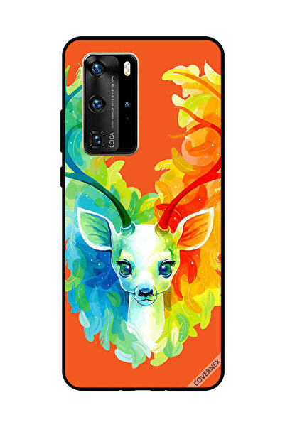 Covernex غطاء حماية لهاتف هواوي بي 40 برو - غزال ملون