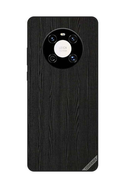 Covernex غطاء حماية لهاتف هواوي ميت 40 بنمط خشبي أسود