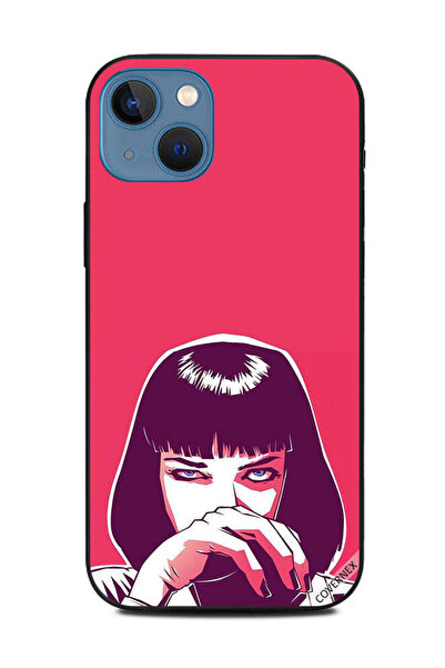 Covernex غطاء حماية لهاتف Apple iPhone 13 - فتاة ذات شعر قصير غاضبة