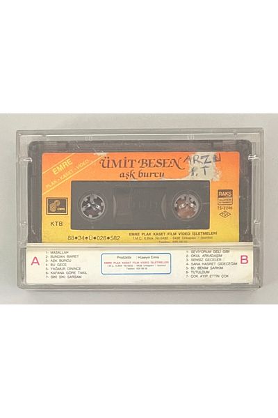 Raks Ümit Besen Love Sign Cassette (Original Period Paper Printing Cassette)