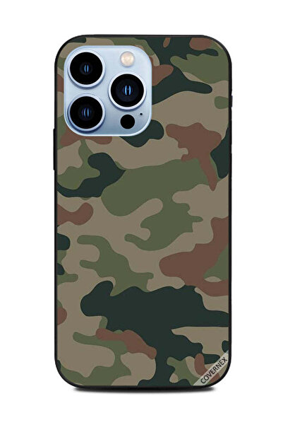 Covernex غطاء حماية لهاتف Apple iPhone 13 Pro بنمط مموه باللونين الأخضر والبني
