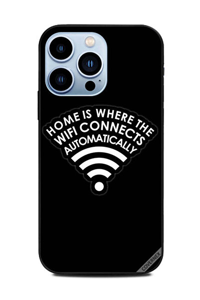 Covernex غطاء حماية لهاتف Apple iPhone 13 Pro المنزل هو المكان الذي يتصل فيه ...