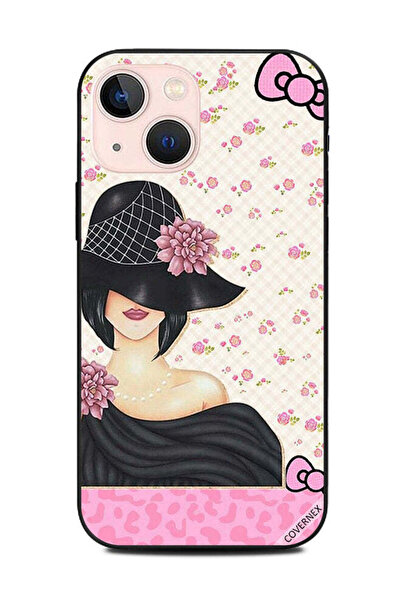 Covernex غطاء حماية لهاتف أبل آيفون 13 ميني - فتاة قبعة سوداء