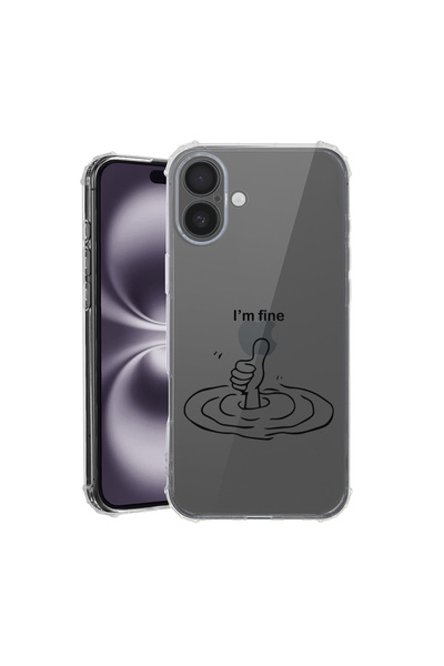 bestcase Carcasă antișoc pentru Apple iPhone 17, I'm Fine, 2052024 AS 1867