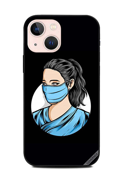 Covernex غطاء حماية لهاتف Apple iPhone 13 Mini Nurse Art