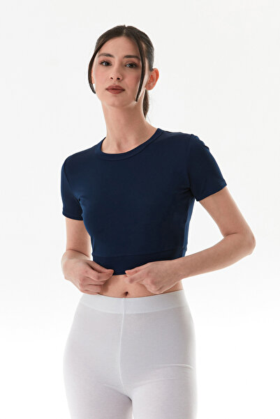 Fulla Moda Базовий гольф з вирізом на шиї Basic Crew Tisort