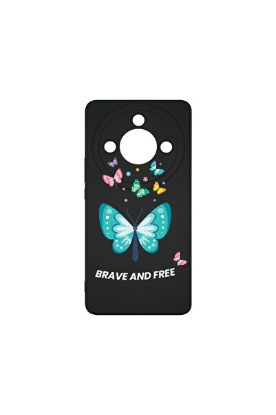 bestcase ® Husa Slim Silicon pentru Honor Magic6 Lite, Butterflies, 1714542 B...