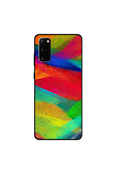 Covernex غطاء حماية لهاتف سامسونج جالكسي S20 بفرشاة ملونة