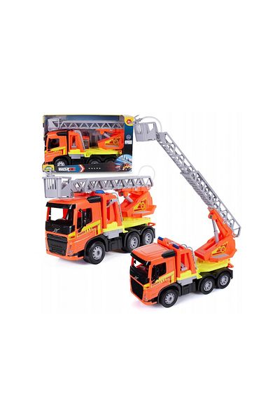 LENA Children's toy, WORXX Kipper Volvo FMX Fire Truck, Lena, plastic, 49 cm long